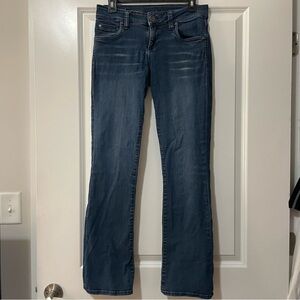 KUT FROM THE KLOTH BLUE NATALIE HIGH RISE BOOTCUT DENIM JEANS